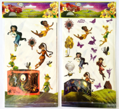 3 TinkerBell Disney Fairies Play Scenes Disney Xpress Resusable Stickers 2 Packs - £11.40 GBP