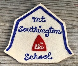 c.1964 MT SOUTHINGTON SKI SCHOOL Patch Plantsville Connecticut Skiing Vi... - $100.00