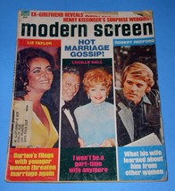 Lucille Ball Modern Screen Magazine Vintage 1974 Liz Taylor Robert Redford - £19.66 GBP