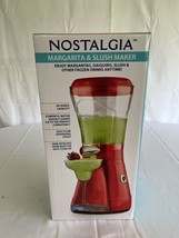 Nostalgia 64-Oz. Frozen Margarita &amp; Slush Blender With Easy-Flow Frozen ... - £42.72 GBP