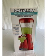 Nostalgia 64-Oz. Frozen Margarita &amp; Slush Blender With Easy-Flow Frozen ... - $54.45