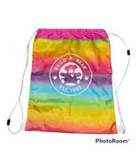Build A Bear String Backpack Rainbow EST 1997 Hot Pink Drawstring Bag BAB - $14.82