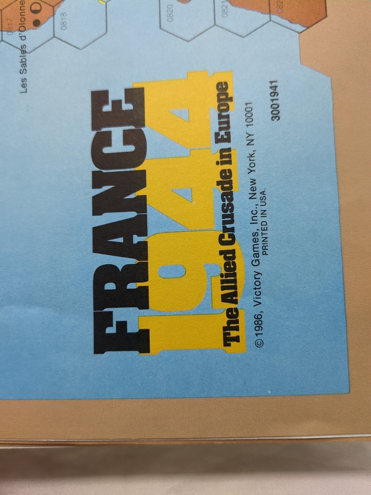 *Missing Rulebook* France 1944 The Allied Crusade In Europe Board Game Item image 7