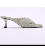 ZARA Women’s Square Toe Slides Sandals - £50.73 GBP