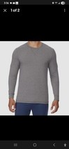$37 32 Degrees Cool Men&#39;s Gray Ultra-Lux Shirt Gray Crew Neck Short Slee... - $16.78