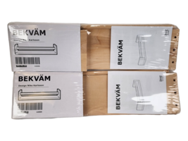 New IKEA BEKVAM Design Shelf Spice Rack Kitchen Birch Wood Sealed 400.70... - £12.71 GBP