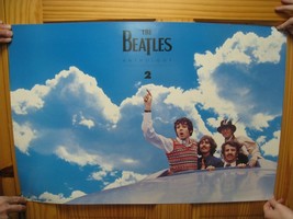 The Beatles Poster Anthology 2 Band Shot In Blue Sky Clouds Paul McCartney - $89.64