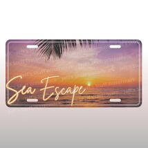 Sea Escape License Plate Sea Tag for Any State Auto Car Vanity Plate Ocean - $18.49