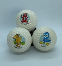 3 Hole in One Logo Golf Balls Sand Trap Birdie &amp; Hole In One - $5.90