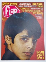 VTG Flip Teen Magazine June 1968 Sajid Khan, The Monkees &amp; Bee Gees No Label - £14.82 GBP