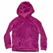 32 DEGREES Girls Velour Pullover Hoodie Color Pink Size Large - $42.44