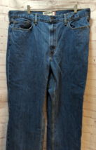 Levi&#39;s 505 men 42x34  regular fit jeans measure 41x34 READ tags marked - $22.76