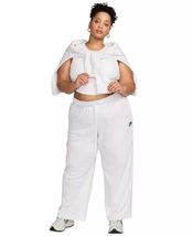 Nike Plus Size Fleece Mid-Rise Wide-Leg Sweatpants Women's 3X Dark Grey ... - $15.00