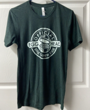 Canvas T Shirt Short Sleeved Mens Size Small Official Big Green Egg Funny - $13.48