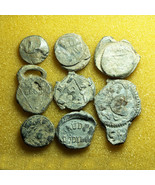 Lead Seals Lot of 8 Seals Europe 14-30mm Late 19th Start 20th Century 04069 - £23.69 GBP