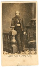 Circa 1870&#39;S Very Rare Cdv Featuring Famous American Author: Justin D. Fulton - £223.27 GBP