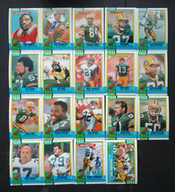 1990 Topps Green Bay Packers Team Set of 19 Football Cards - £7.83 GBP