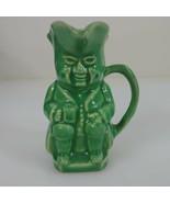 Creamer Pitcher Colonial Man Green With Handle 4&quot; Tall - $703.50 MXN