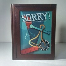 Sorry Game Collection in Wooden Wood Box Case Bookshelf Edition - £25.29 GBP