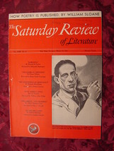 Saturday Review March 15 1941 Gontran De Poncins William M. Sloane - £6.90 GBP
