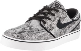 Nike Men&#39;s Zoom Stefan Janoski Prem TxT Black/White Green Glow Skate Sho... - $75.00