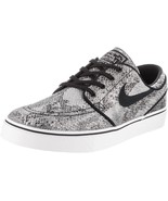 Nike Men&#39;s Zoom Stefan Janoski Prem TxT Black/White Green Glow Skate Sho... - $105.33 CAD