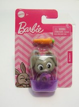 Barbie Pet Bunny Rabbet Basket Carrot Accessories Toy Mattel 2020 New - $3.99
