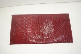 Red Crocodile Print Clutch Purse - $29.69
