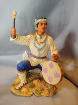 Navajo Drummer Native American Figure Pacific Giftware Resin w/ tag - £19.74 GBP