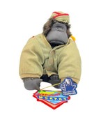 Magical Murphy Plush Opens Mouth Gorilla Ape Army Pilot Doll Applause 19... - $71.02