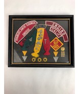 VINTAGE  BOY SCOUT  - CUB WEBELOS COLORS CURVED TOP WITH 8 PINS + More F... - $342.11 MXN