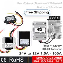 24V to 12V 3A 5A 10A 20A 30A 60A Step Down Power DC Converter Buck Regul... - $15.79 CAD+
