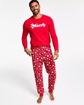 Family Pajamas Matching Mens Merry Snowflake Mix It Family Pajama Set - £18.11 GBP