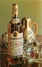 Advertising 1950s Coronet VSQ Brandy Interior Postcard 21-6156 - $8.64