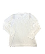 NWT $60 NIKE Dri-Fit CW3539 Athletic Football Long Sleeve White Shirt XL - £31.41 GBP