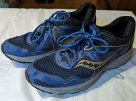 Saucony Men&#39;s US Size 13 Blue Black Gray Cohesion 10 Running Shoes  S253... - £17.55 GBP