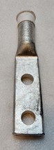 Homac 4/0 STR Alum 2 Hole Connector TH71H 29884011 AL 4/0 NTN Comp Lug 5... - $19.49