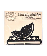 Classic Motifs Watermelon 6 Inch Charcoal Split Bottom Craft Holder - £12.73 GBP