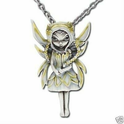 JASMINE GRIFFITH MYSTICA NECKLACE - SILVER &amp; GOLD FAIRY - $17.99