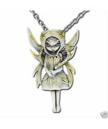 JASMINE GRIFFITH MYSTICA NECKLACE - SILVER &amp; GOLD FAIRY - £14.38 GBP