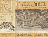 Carolynn Court Brochure Route US 60 Williamsburg Virginia 1950 - $21.78