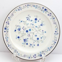 Noritake Serene Garden Bread and Butter Plate 6.25in White w Blue Floral - £12.34 GBP