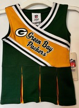 Nfl Green Bay Packers Cheer Dress ~ Toddler Girl&#39;s Size 2T New ~ Game Day Fun! - £22.31 GBP