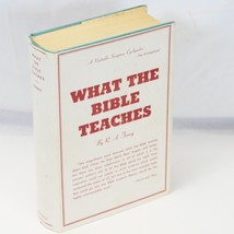 What The Bible Teaches R A Torrey Hardcover Dust Jacket  Excellent Condi... - $24.49