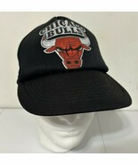 Vintage Black Chicago Bulls Snap Back Cap - $26.89 CAD