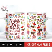 Cricut Mug Press Svg, Beach Mug Press Sublimation Infusible Ink Sheet - £2.32 GBP