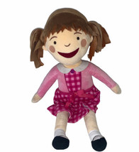 Kohl's Cares Pinkalicious Stuffed Plush Girl Doll pink dress 15" Victoria Kann - $24.26