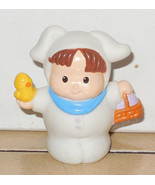 2002 Fisher Price Little People Girl Bunny Suit FP LP Egg Rabbit Mattel ... - $184.96 MXN
