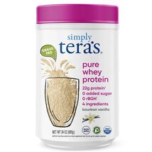 9/26 Simply tera's Pure Whey Protein Powder - Grass Fed Vanilla Whey Pro... - $22.76