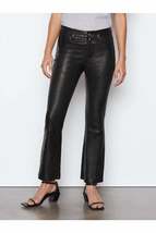 Women&#39;s Le Crop Mini Boot Leather Pants - £358.67 GBP